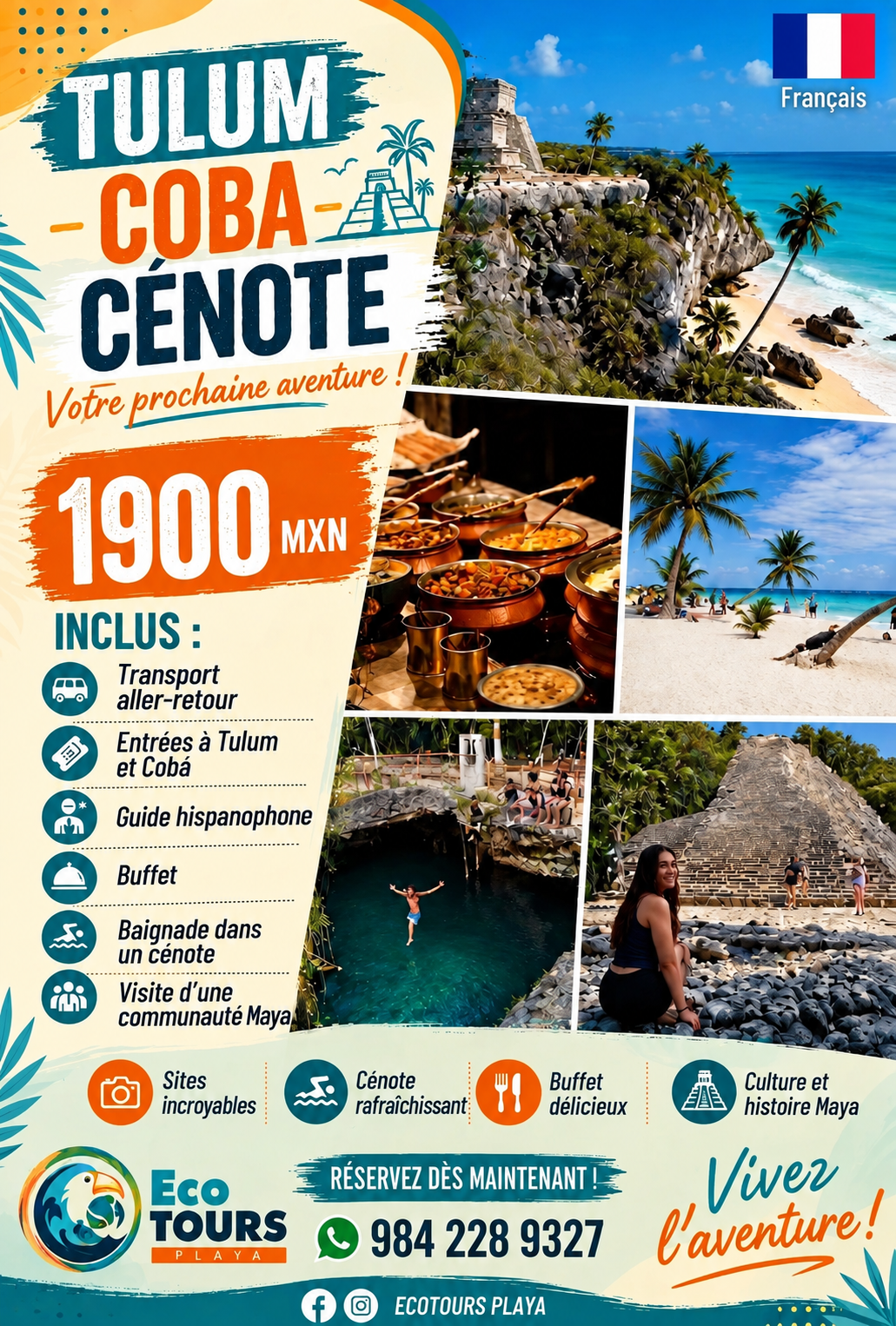 Tour Tulum Coba Cenote | desde Riviera Maya