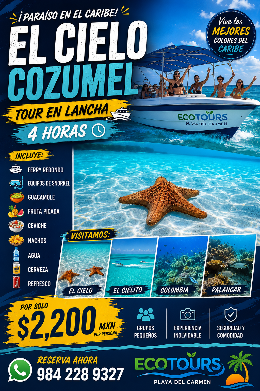 CIELO COZUMEL LANCHA