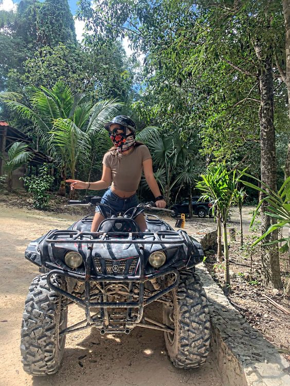 ATV TIROLESAS Y CENOTE: TOUR EN LA SELVA